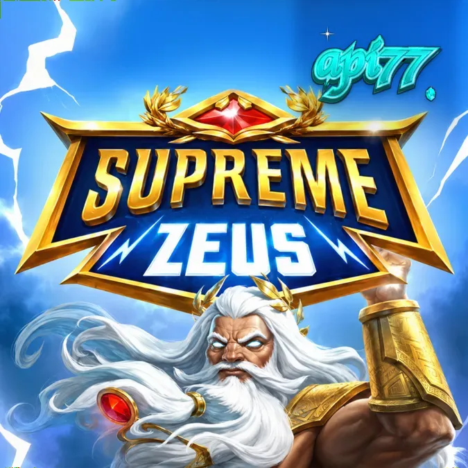 Tampilan visual slot Supreme Zeus dengan latar belakang mitologi Yunani